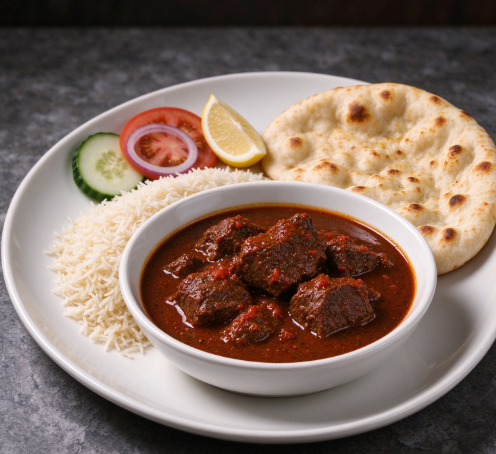 Lamb Rogan Josh Meal