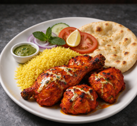 Tandoori Chicken Dinner